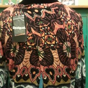 Beautiful NWT Women's Desiqual Top Tunic, Sz XL